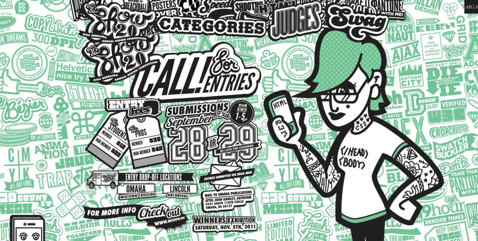 AIGA Nebraska Presents The Show 20